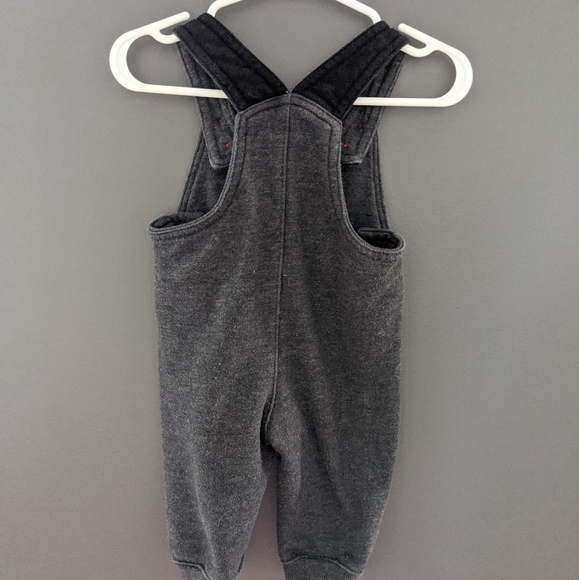 Disney Mickey Mouse charcoal/black overalls - Picture 2 of 5